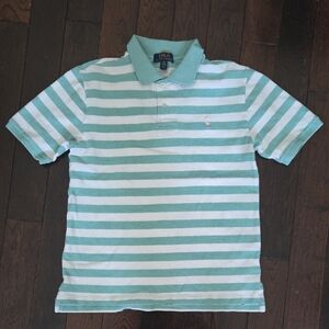 Polo Boys Mint Green Striped Polo